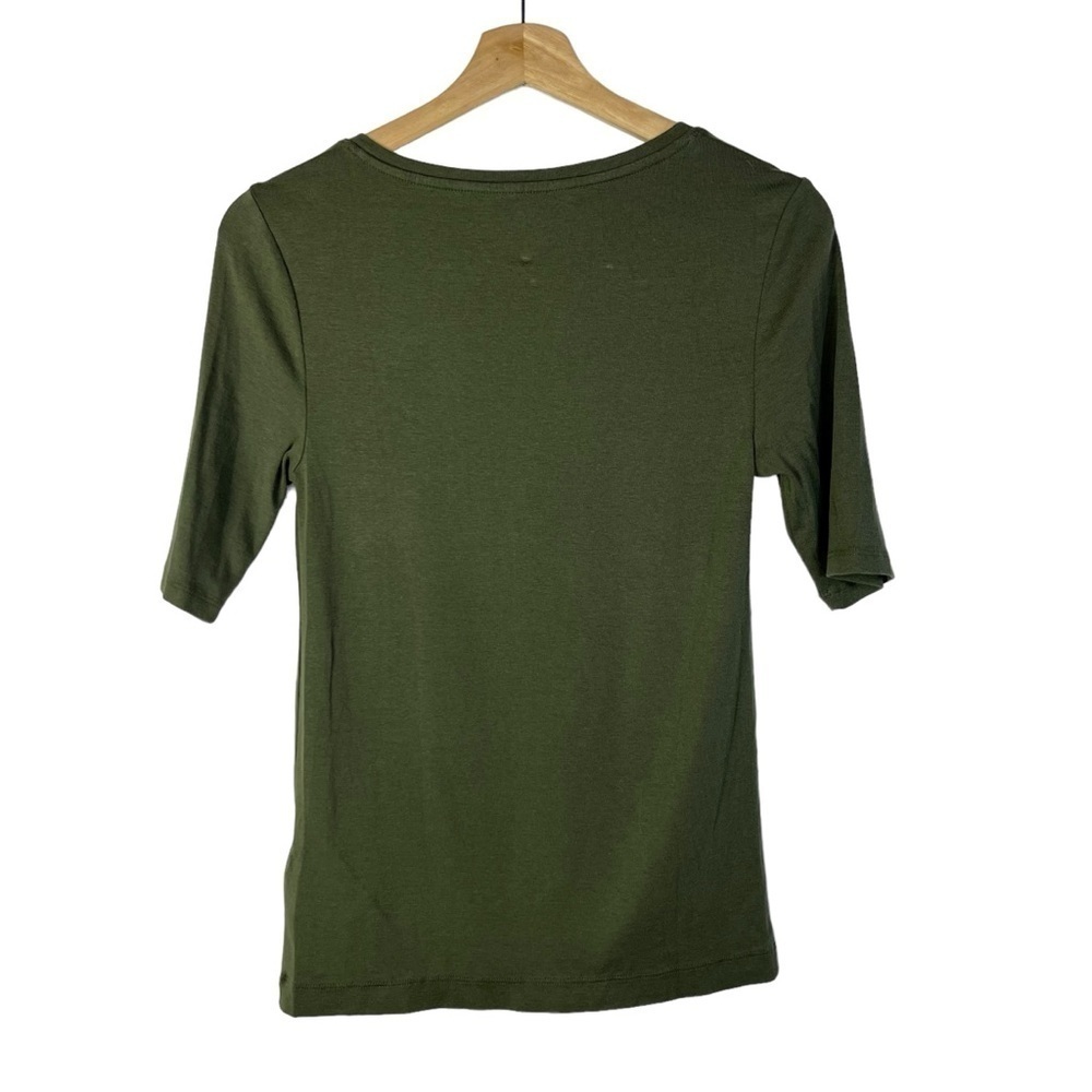 Amazon Essentials Olive Green Square Neck Short S… - image 3